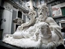 statua del nilo particolare